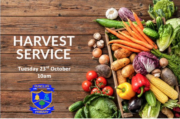 Harvest Service - Tuesday 23rd October - 10am