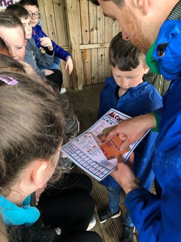 Brushing up on our map reading skills.