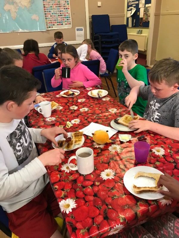 You can't go to bed without tea and toast!