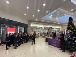 School Choir alongside Good Morning Ballymena